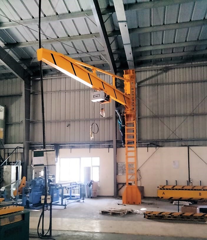 Jib Crane - Color: Yellow