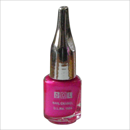 Nail Enamel - Glass Bottle, Metal Cap, Pink, 10ml | Long-Lasting, Smooth Finish, Chip Resistant, Cream Polish