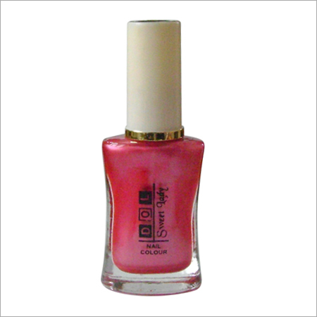 Sparkling Nail Polish - Glass Bottle, Pink, 10ml | Shimmering Shine, Long-lasting, Vibrant Colors