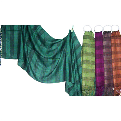 Weft Stripe Shawl
