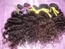 Machine Weft Soft Curly Hairs