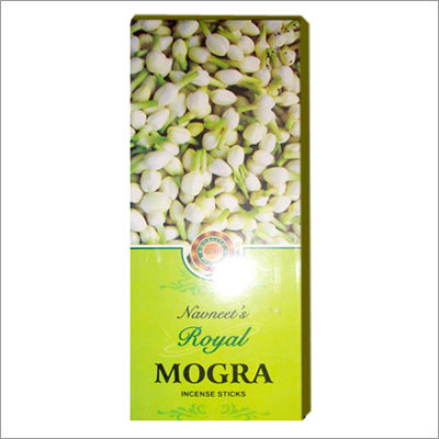 Royal Mogra Incense Sticks - Bamboo, 10x5x2 cm, 50g | Fragrant Aroma, Relaxing Scent, Long-Lasting Burn