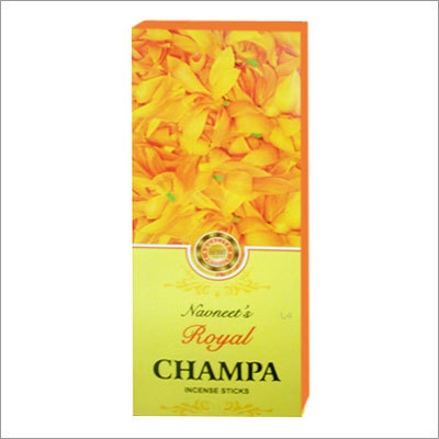 Royal Champa Incense Sticks - Bamboo, 10x2x1 cm, 12 Sticks | Relaxing Aroma, Long-Lasting Scent, Natural Ingredients, Spiritual Experience