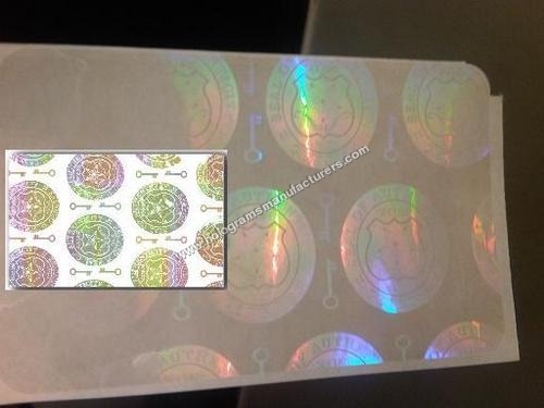 Holographic Pvc Card Overlay (Seal of Autheticity)
