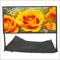 Rear Projection Glass Screen - 50x60 Inch, Imported Glass With Heavy Duty Stands | Ideal For Live Telecast, Home Theater, Designed For Offices And Schools