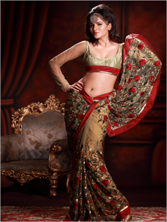 Embroidery Saree