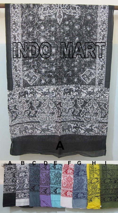 Elephant Print Scarves