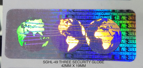 Original Text Security Hologram Label