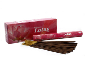 Lotus Incense Sticks - Wood Material, 20 Sticks | Calming Scent, Long-Lasting, Deep Meditation