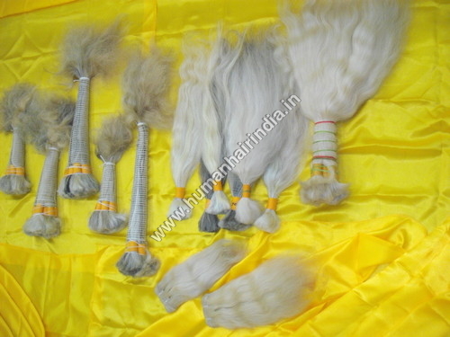  Remi Natural White Bulk Hair