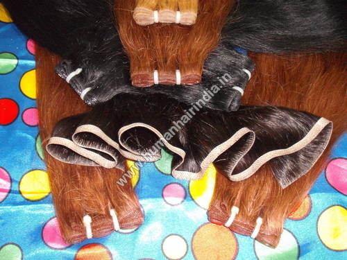 Skin Weft Hair - Human Hair, Brown, Straight | Natural Look, Easy Application, Secure Attachment