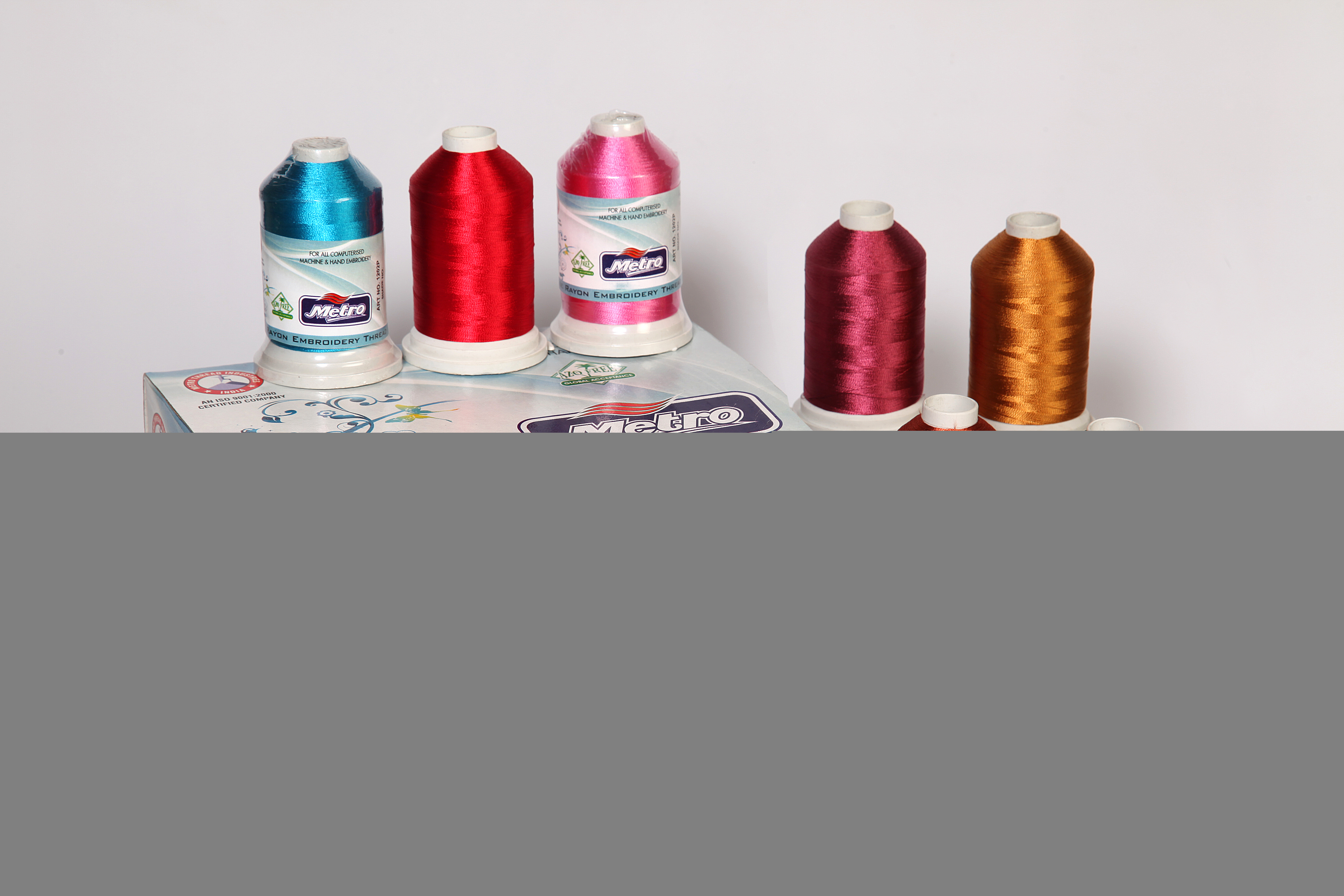 Trilobal Embroidery Threads