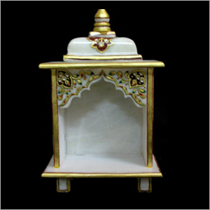 White Wood Pooja Temple