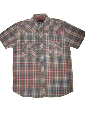 Half Sleeves Check Shirt