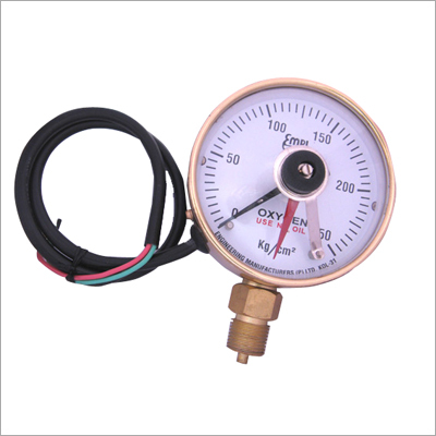 (4a ) Dial Pressure Gauge With Minimum Electric C