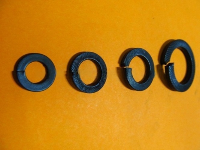 Precise Spring Washer - Color: Black