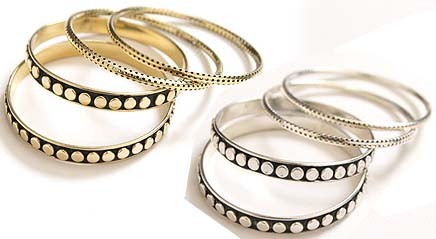 Brass studs set