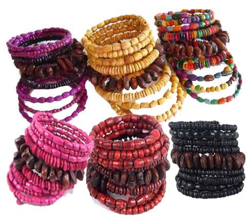 Wooden Beeded Bracelet