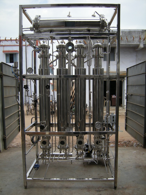 Multi column distilled water plant 80 lts Manufacturer