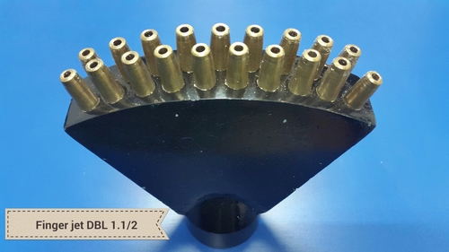 Metal Finger Jet Double Row Size 1.1/2