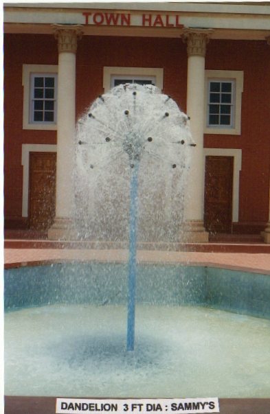 Sky Blue` Dandelion Jet Fountain