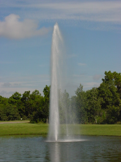 Vertical High Jet Fountain - Metal, Customized Size, Black & Grey | Powerful Pump, Attractive Design, Perfect Finish, Easy to Install