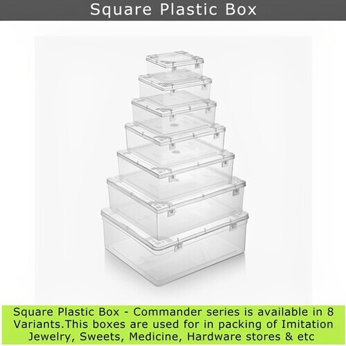 Square Plastic Box By PRABHOTI PLASTIC INDUSTRIES