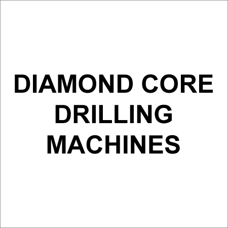 Diamond Core Drilling Machines