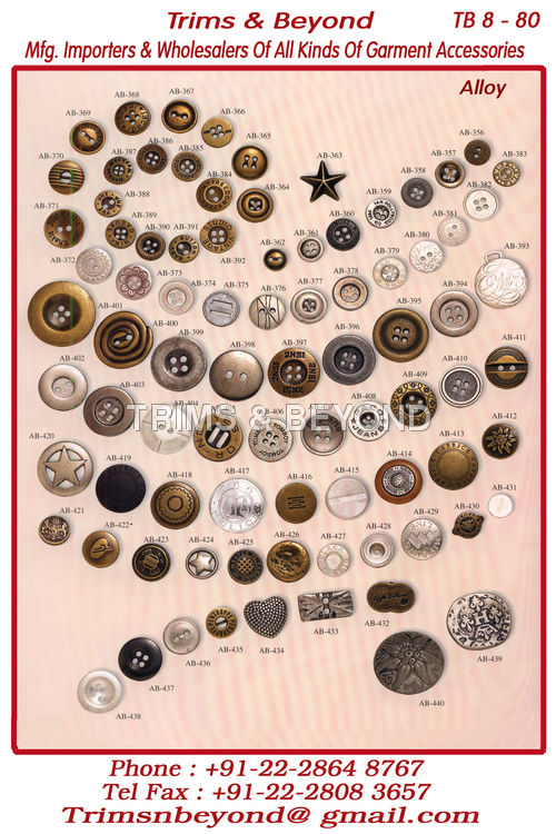 Metal Button For Shirts