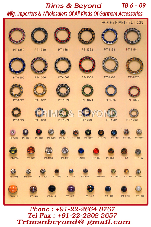 Metal Eyelet & Rivets