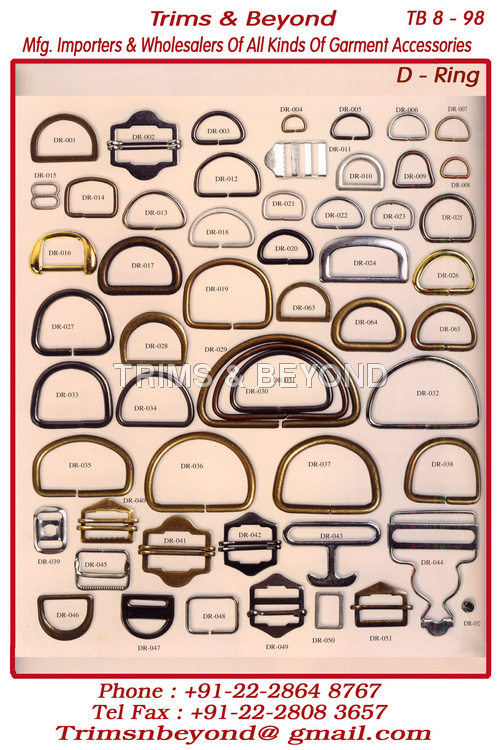 Metal Buckles & D-Ring