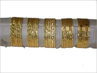 Brass-Set Bangles