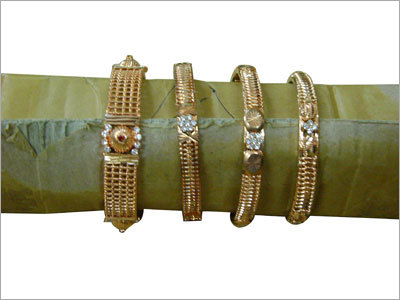 Copper-Stone Bangles