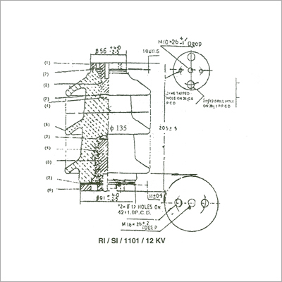 12 KV Support Insulators