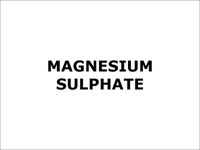 Magnesium Sulphate