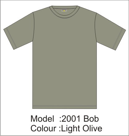 Mens T-Shirt - Single Jersey, 165 Gms, Light Olive | Classic Style, Comfortable Fit, Durable Material, Soft Fabric, Versatile Wear