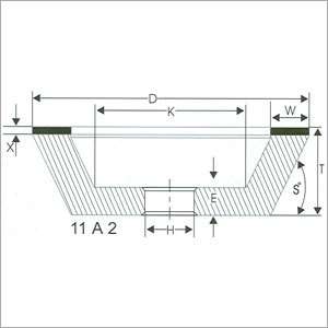 Taper Cup Diamond in Rims