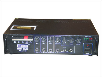 Mixer Pre-amplifier With 5 Channels - Compact Black, High Input & Low Output Impedance, Peak LED