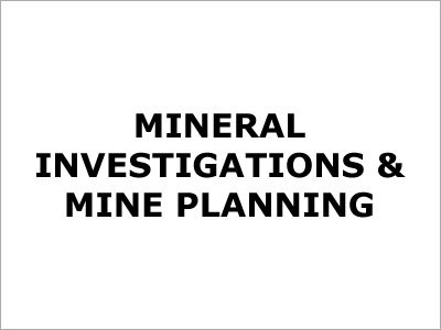Mineral Investigations & Mine Planning
