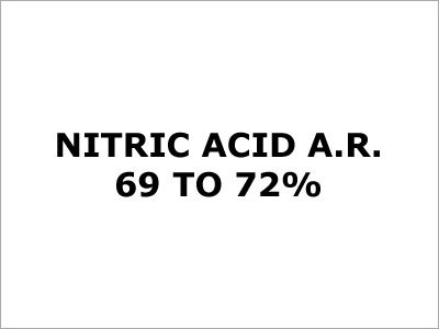 Nitric Acid (A.R.69 To 72.0%) 