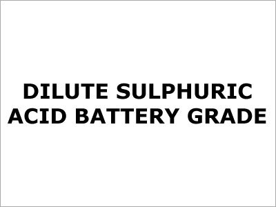 Battery Grade Sulfuric Acid 