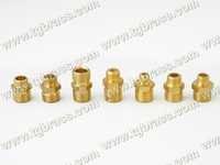 Brass Straight Coupling Adapters (Male To Male)