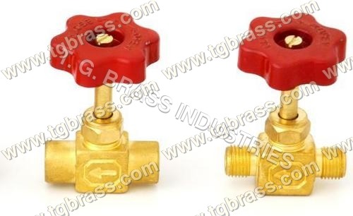 Brass Needle Control Valves For Compressor Fittings