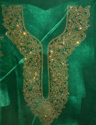 Suit Neck Rhine Stone Stickers