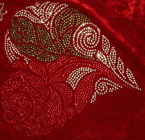 Rhinestone Garment Stickers