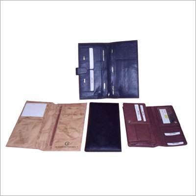 Leather Travel Wallet Design: Plain