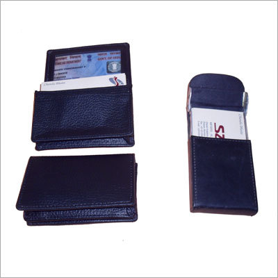 Leather Visiting Card Folder