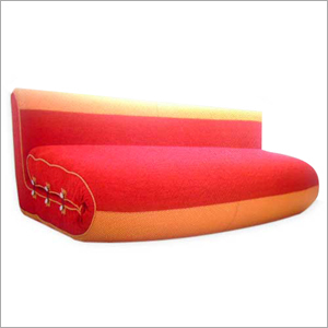 Sofa Cum Beds - Wood Frame Fabric, Variable Dimensions, Red | Space Saving, Dual Function, Comfortable Seating, Easy Conversion, Guest Accommodation