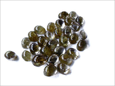 Rutilated Quartz Cabochon