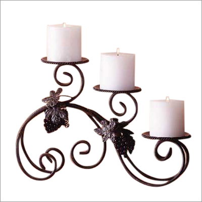 Wrought Iron Candle Holder